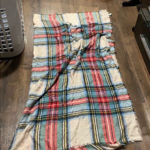 AERIE PLAID BLANKET SCARF